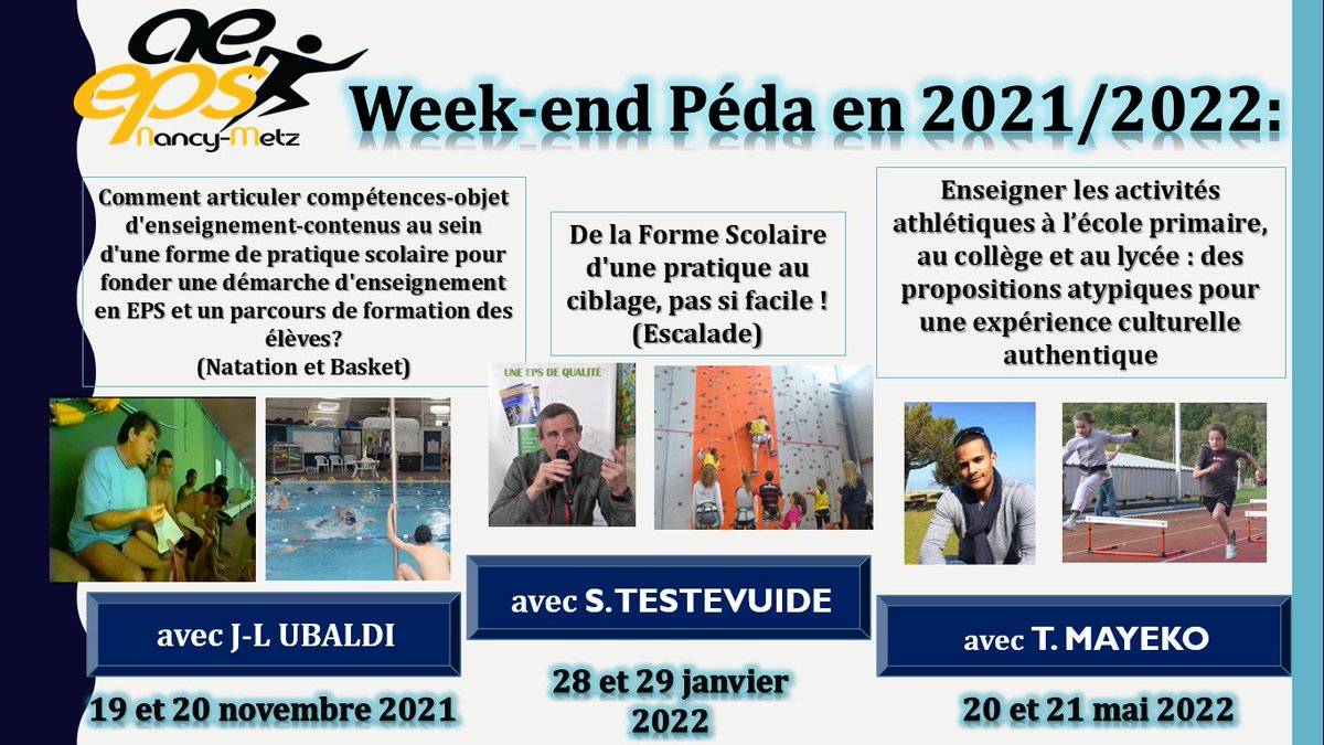 GalekRegis's tweet photo. Après une année 2020-2021 compliquée en raison du contexte sanitaire, nous sommes heureux de vous présenter notre programme complet, avec 3 évènements, pour 2021/2022

En attendant de vous croiser très prochainement, nous vous souhaitons une très bonne reprise lundi 😉
#aeeps https://t.co/PA5UOmyAww