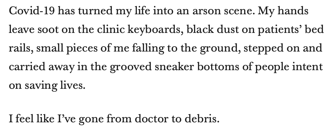 AliRaja_MD's tweet image. I worry that #Burnout can’t be reversed and has fundamentally changed me as a doctor and a person
@SudhakarNuti @MGHMedicine 
ow.ly/MN0N50GGZ1C
@statnews  
#PhysicianBurnout