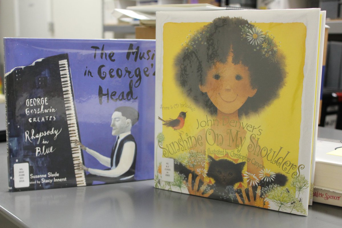It's never too early to share Songbook #ArchivesBookLove with children. We recommend reading a rhapsody with #GeorgeGershwin and soaking in musical sunshine with #JohnDenver