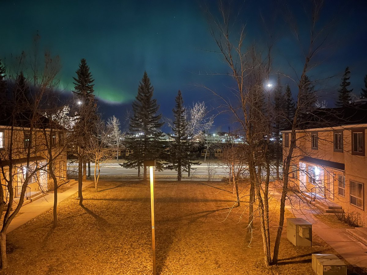 evie_ev1e's tweet photo. The view from my house the other night! #NorthernLights #AuroraBorealis https://t.co/o5sOSBhf4E