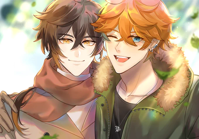 a couple of bestiesssss☺️☺️
#Tartali #タル鍾 #公钟 