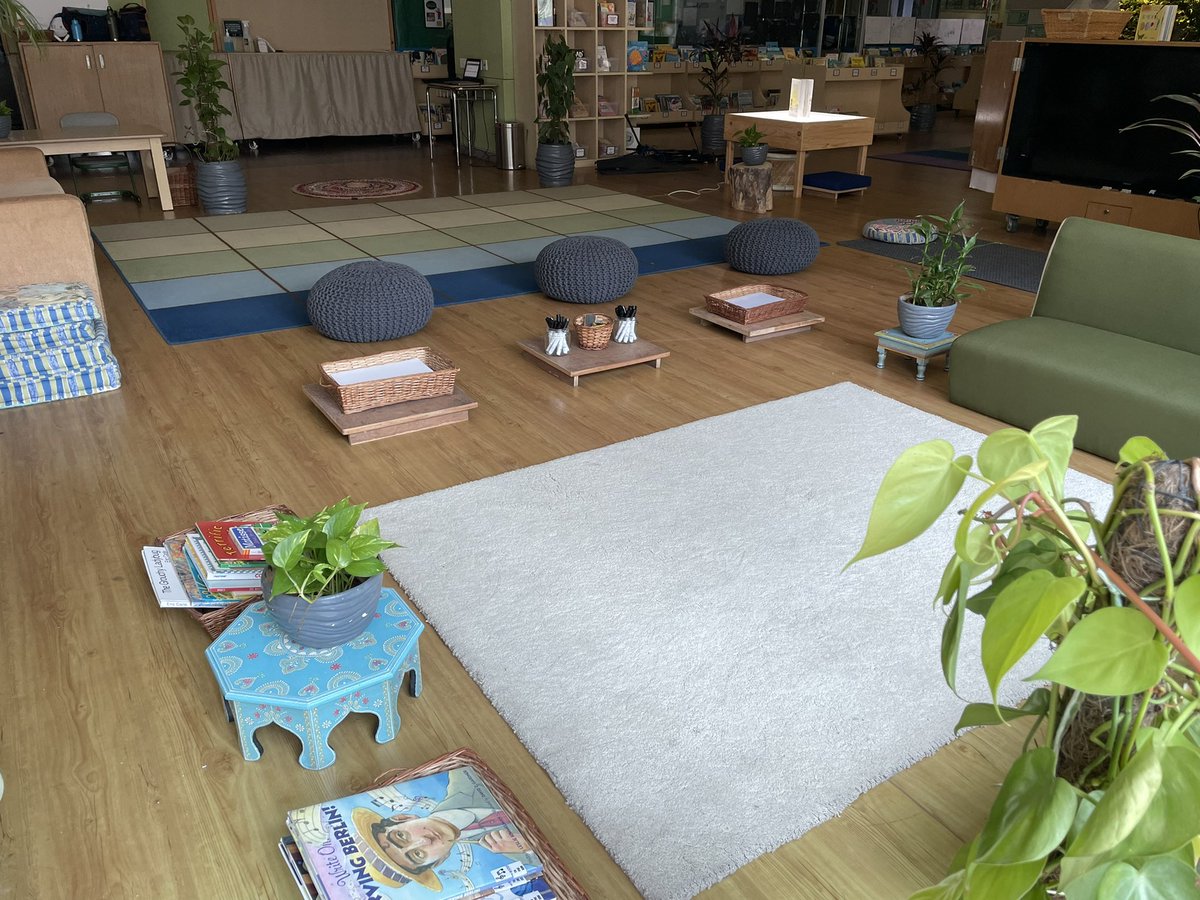 angelameelee's tweet photo. Thrilled to be back on campus to create an atelier for Performing Arts as part of our Grade 1 collaborative learning spaces #ASBIndia #SEElearning #earlyyears #inclusion #hundredlanguages https://t.co/iNVBBfawdE