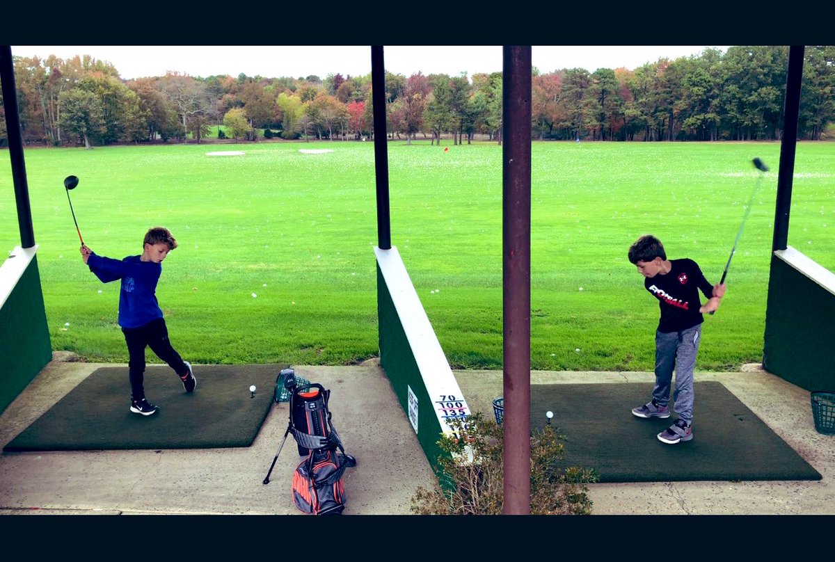 PaulKasterDad's tweet photo. There may not be a more rewarding thing as a coach than helping a client turned friend get his kids into golf. They started with the @uskidsgolf Yard Club in the backyard #juniorgolf #uskidsgolf #golflife #PKGC https://t.co/pOBmmHmXP0