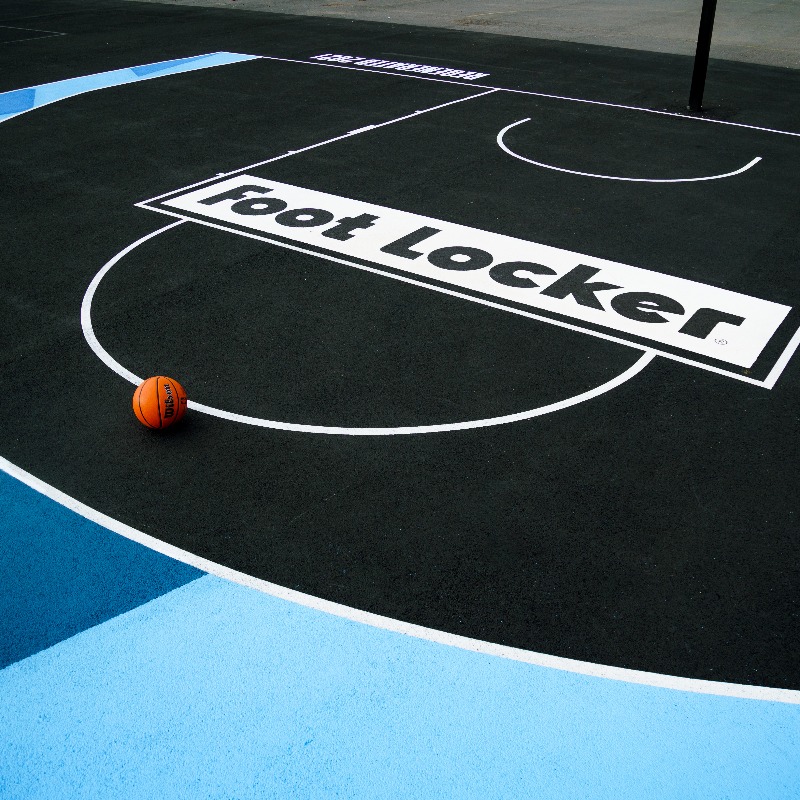 bballengland's tweet photo. Introducing the 🆕 Clapham Common Court 🤩

@footlockereu ‘Raise the Game’ with @nbaeurope, @hoopsfix and Basketball England to bring another outdoor court to life 🎨

#GameTime | #ProjectSwish