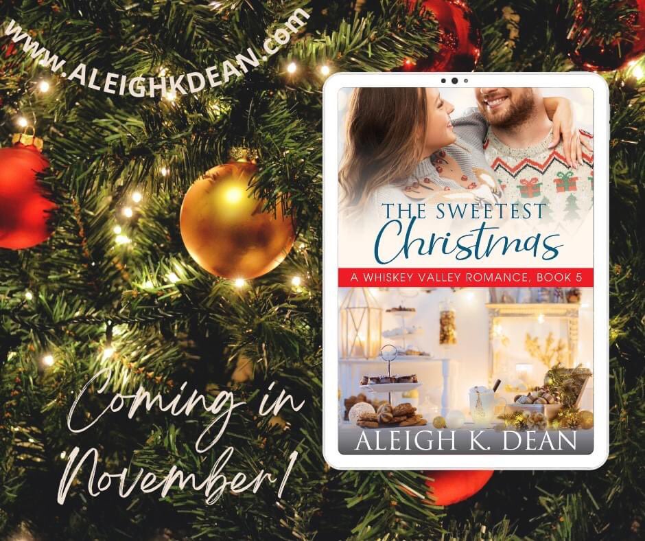 aleighkdean's tweet photo. Whiskey Valley's favorite baker will have The Sweetest Christmas in this humorous, holiday romance novella!

Read more >> https://t.co/3ad3V7id6F

#aleighkdean #christmasromance #whiskeyvalley #novella https://t.co/nHvsCL2c56