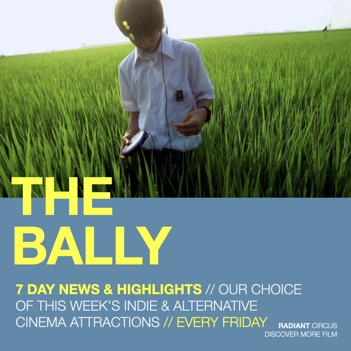 radiantcircus's tweet photo. This week's highlights [05 to 11 NOV]:

09/ HI, MOM! @ThePCCLondon

10/ ALL ABOUT LILY CHOU-CHOU @lost__futures @ThePCCLondon

11/ AN ACTOR’S REVENGE @BFI 

[2/2]
> Sign up to get THE BALLY: https://t.co/24pAwm7z2B 
> This Week: https://t.co/g60Rd3DPTy https://t.co/rz7Y2706EE