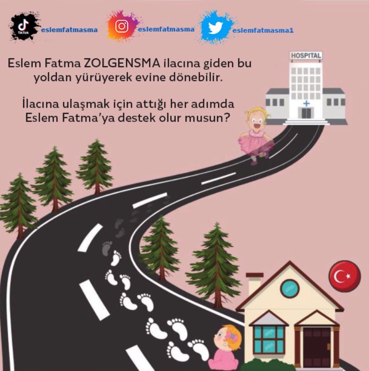 Kardesimsma's tweet photo. #smaeslemfatma #sma1
Desteğiniz bizim için önemli 🙏🏼 
#yozgat 
#iyilikileumutol 
#AHBAP   #HalukLeventleYeniden https://t.co/owEn4aLDpB