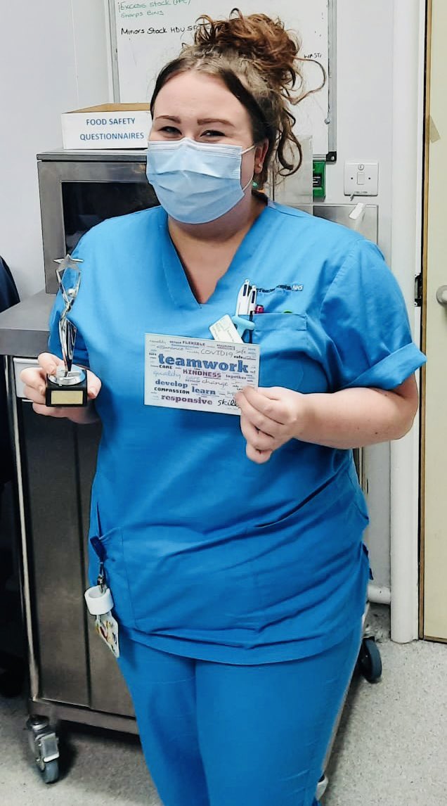 aedbthft's tweet photo. Well done staff nurse Millie who received a pride of ED award for excellent patient care and fantastic leadership skills well done from all the team 💙🙌🏻 @Mel_Pickup @karendawber @EmmaClintonAED @jostedman2 @edcornick @lauriebetbooth https://t.co/fW1davsT0r
