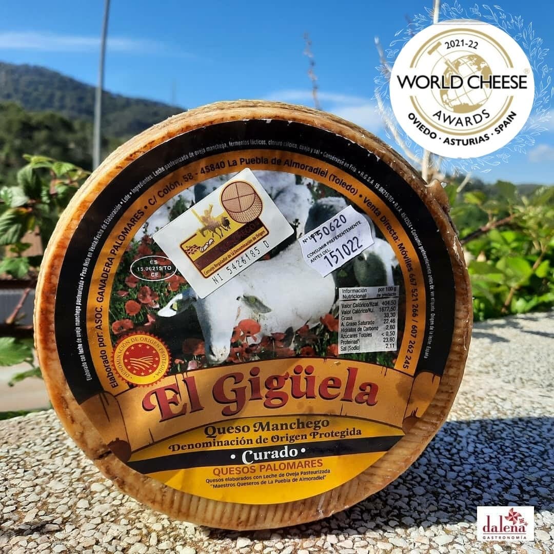 dalenagastro's tweet photo. Nuestro queso curado Gigüela ha sido galardonado con el premio SILVER en el @cheesefest2021  celebrado en #Oviedo.
Un gran reconocimiento a todo el equopo humano q hay detrás de este excelente producto. 
#icf2021 @InstitutoQueso #internationalcheesefestival #WorldCheeseAwards https://t.co/9LZV8c4nav
