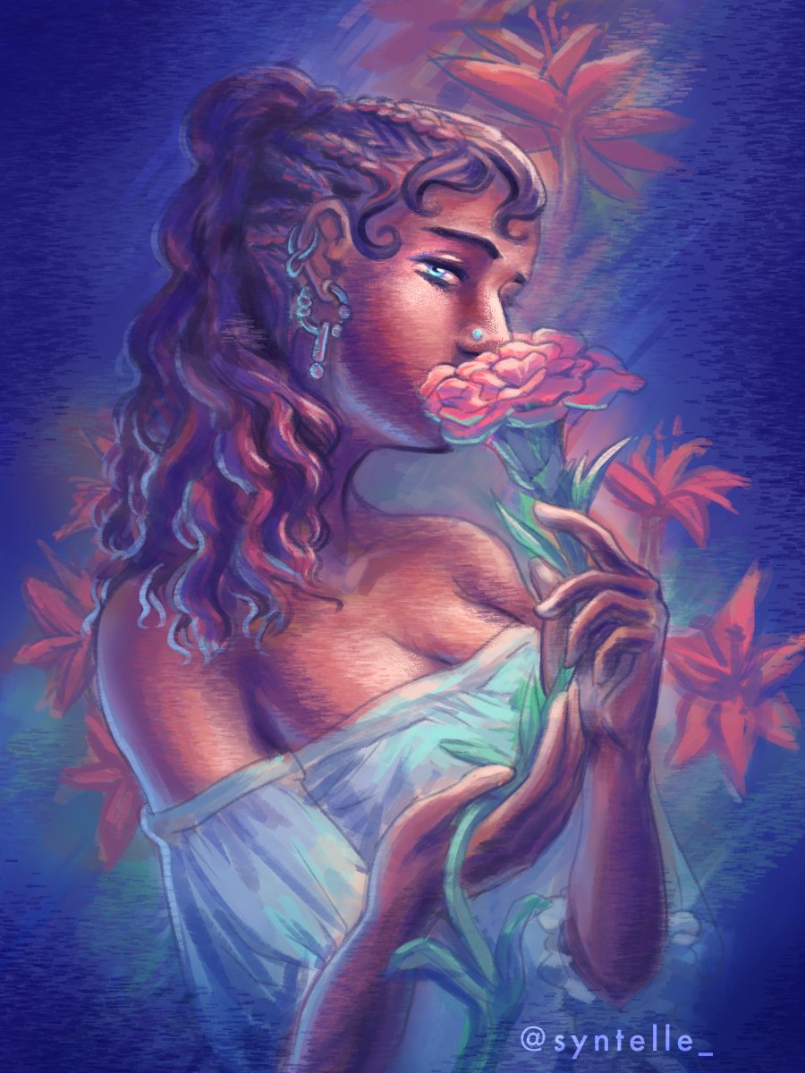 syntelle_'s tweet photo. lust, shame 🌹🔒 #illustration https://t.co/5Cn0XeS71Y