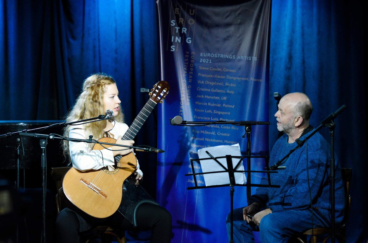 EuroStrings's tweet photo. We are happy to share that the incredible guitarist Pavel Steidl is already in Bulgaria and his masterclasses to EuroStrings artists have begun! #eurostrings #guitar #guitarist https://t.co/R2mLLX1LkB