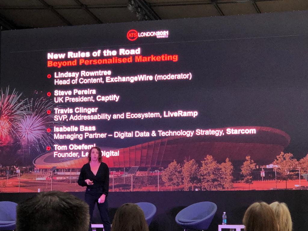 MarinoGualano's tweet photo. The #ATSConference in London began today and there is already so much valuable information that has been interpreted.

Sessions include insights about algorithmic driven trading and how data-driven TV and Out-of-home advertising will impress marketers in 2022. https://t.co/0IQ521QPPP