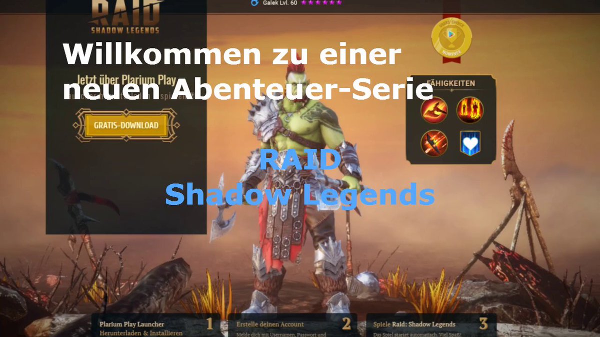 Sunday will start a new serie in my youtube channel.
RAID SHADOW LEGENDS.