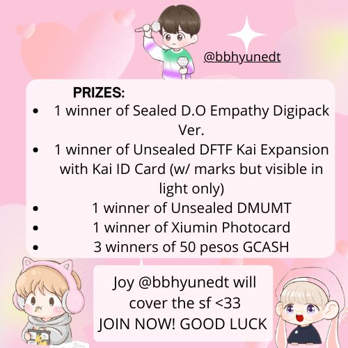 bokutorikka's tweet photo. 🎉🎊 Joy @bbhyunedt Birthday Giveaway 🎉🎊

Hello PHIXOS!! Join now on our first ever Giveaway! 

-The mechanics and prizes are on the pictures below! Join now &amp; Good luck everyone! 

-This will end on Nov. 10
-The announcement of the winners will be on Nov. 11 at 6PM https://t.co/UVjulykvdx