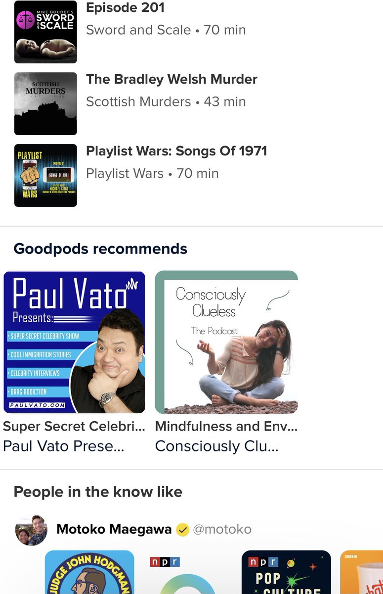 Thank you <a href="/GoodpodsHQ/">Goodpods</a> for featuring “#PaulVatoPresents:” on your app!

Click here to give us a listen: bit.ly/GoodpodsVato

@DavidStassen
@LaloAlcaraz
@BillChott
@RickNajera
<a href="/ActorNoelG/">Noel G</a>
@Aryn_Conrad
<a href="/aLiveShowApp/">aLiveShow</a> 

<a href="/Variety/">Variety</a> @ENews

#Actor #ActorsLife #DeSo #SocialAudio #VATO