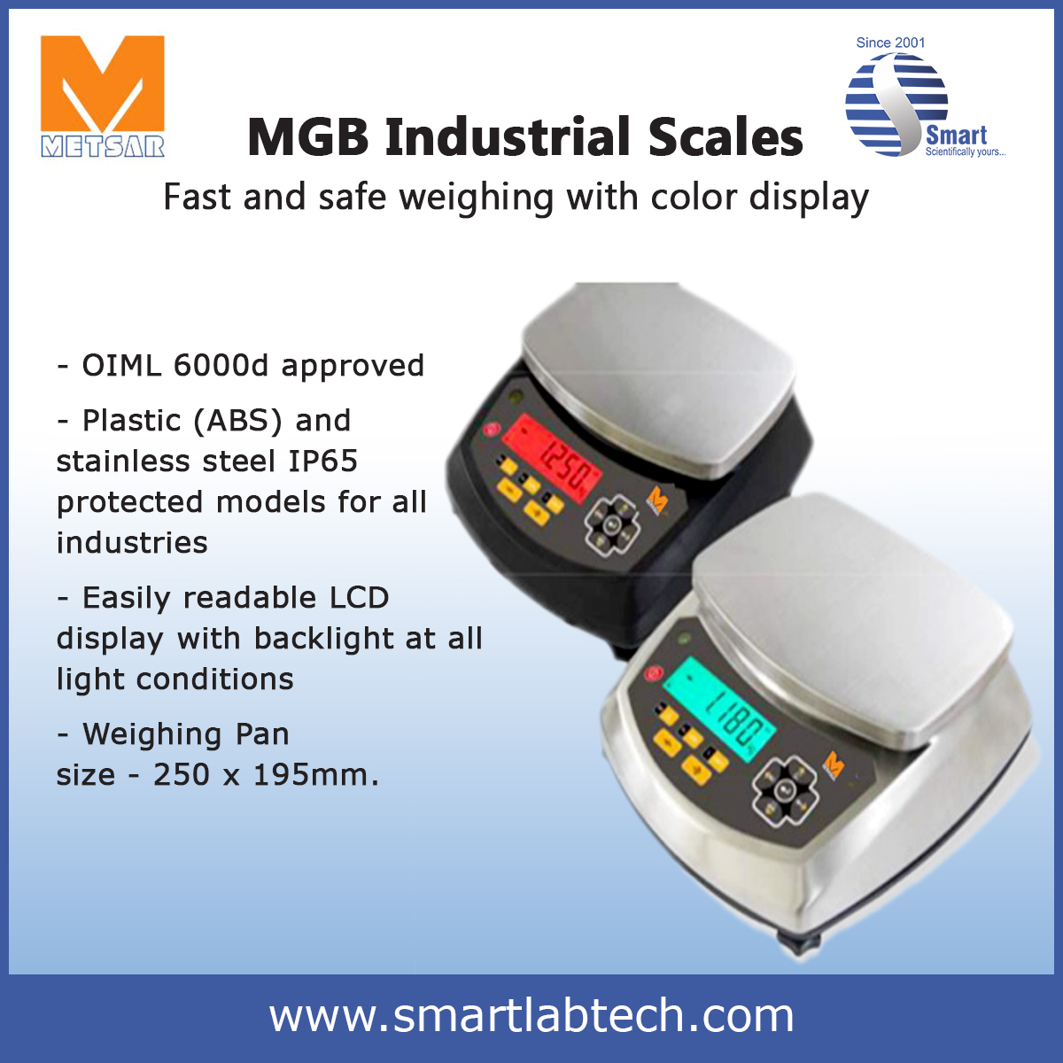 SmartLabTech2's tweet photo. Metsar Technologies is involved in manufacturing and marketing of  Electronic Industrial Platform Balances and Retail Scales.
For more info,
Visit us : https://t.co/m1pmXd7Qqq
E-mail us : ebiz@smartlabtech.net

#industrialplatformbalance  #platformbalance #retailscales https://t.co/SuV3Bz4ICV