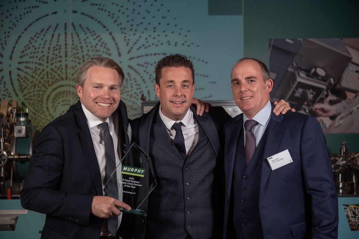 VJT are delighted to have won the P Card Enabled Supply Chain Partner of the Year Award at J. Murphy &amp; Sons Limited Supplier Awards in Manchester!

#moretomurphy #MSC21 #award #weareVJT