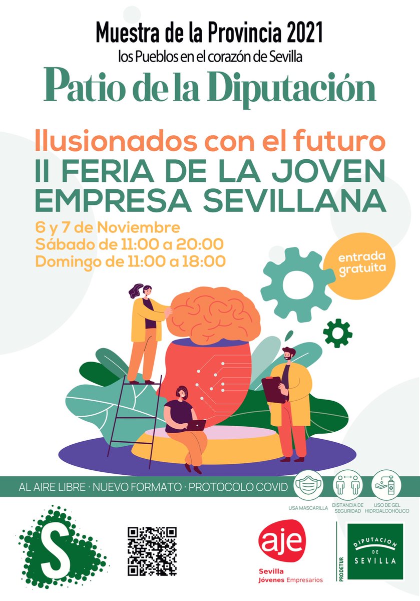 JulioMG's tweet photo. Mañana sábado, a las 17:00, estaré en @DIPUSEVI hablando de la locura que es el emprendimiento. Estaré con @AJESevilla y @VertigoComunica. La entrada es libre y seguro que aprendemos y compartimos, así que tod@s invitados ☺️ https://t.co/GPriUX3M13