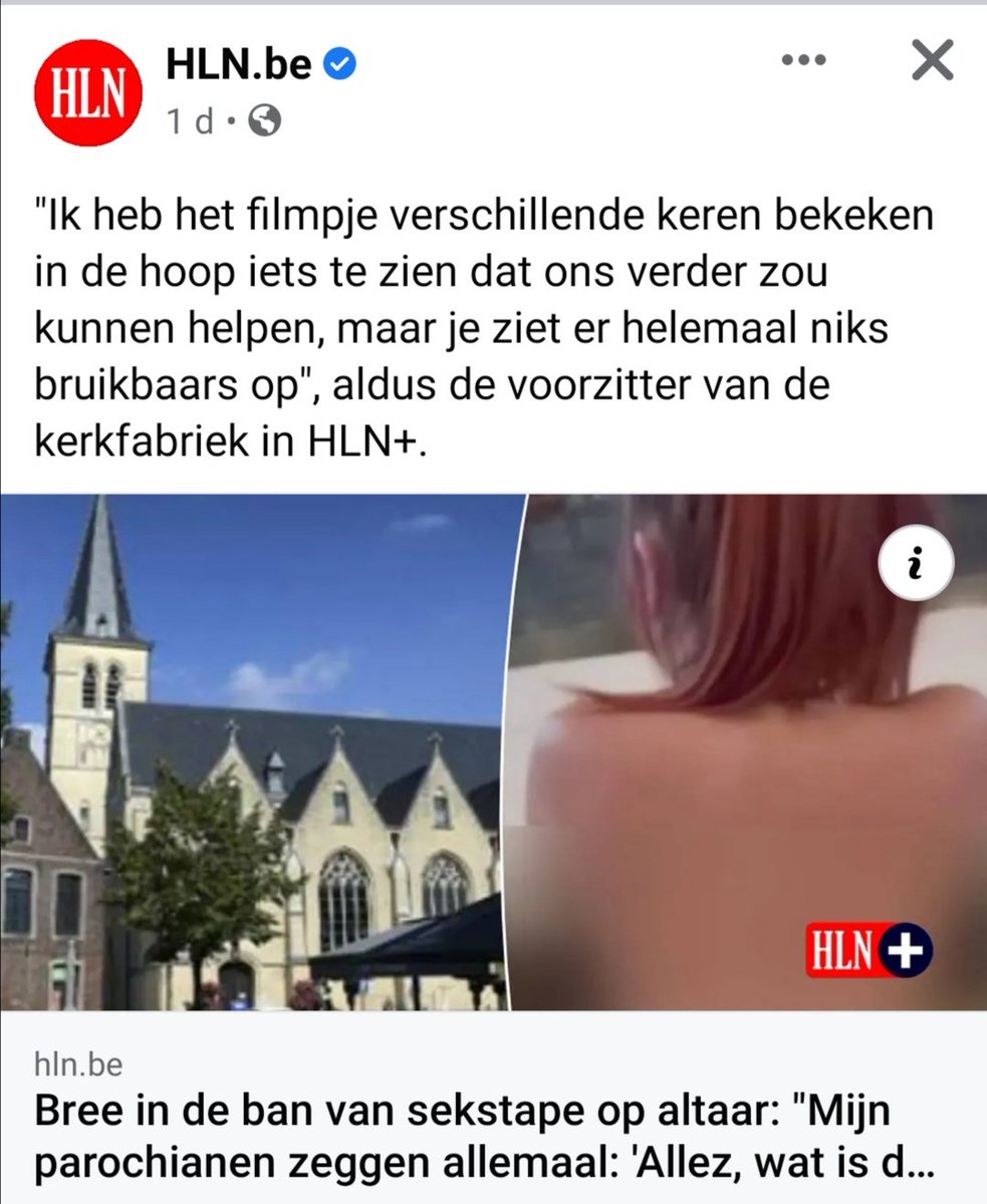 VVangilbergen's tweet photo. Die quote van de voorzitter van de kerkfabriek is zo fout. 
#bree #altaar #seksindekerk https://t.co/Q4Jo7nd7OR