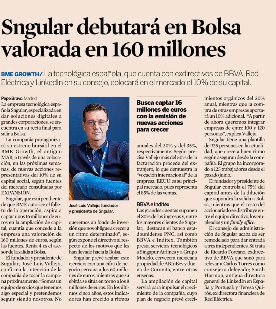 Somos lo que somos gracias a todas las personas que han hecho posible esto, porque somos gente buena y buena gente. Suma y Sigue <a href="/sngular/">Sngular</a> :)