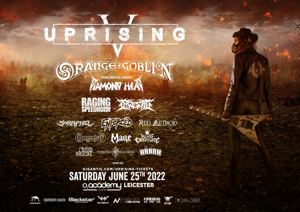 From the USA and playing pretty much every major metal festival next year including Bloodstock,  
Enforced join Uprising V!    
Haxan and MuddiBrooke also join the lineup 
Tickets:
academymusicgroup.com/o2academyleice…