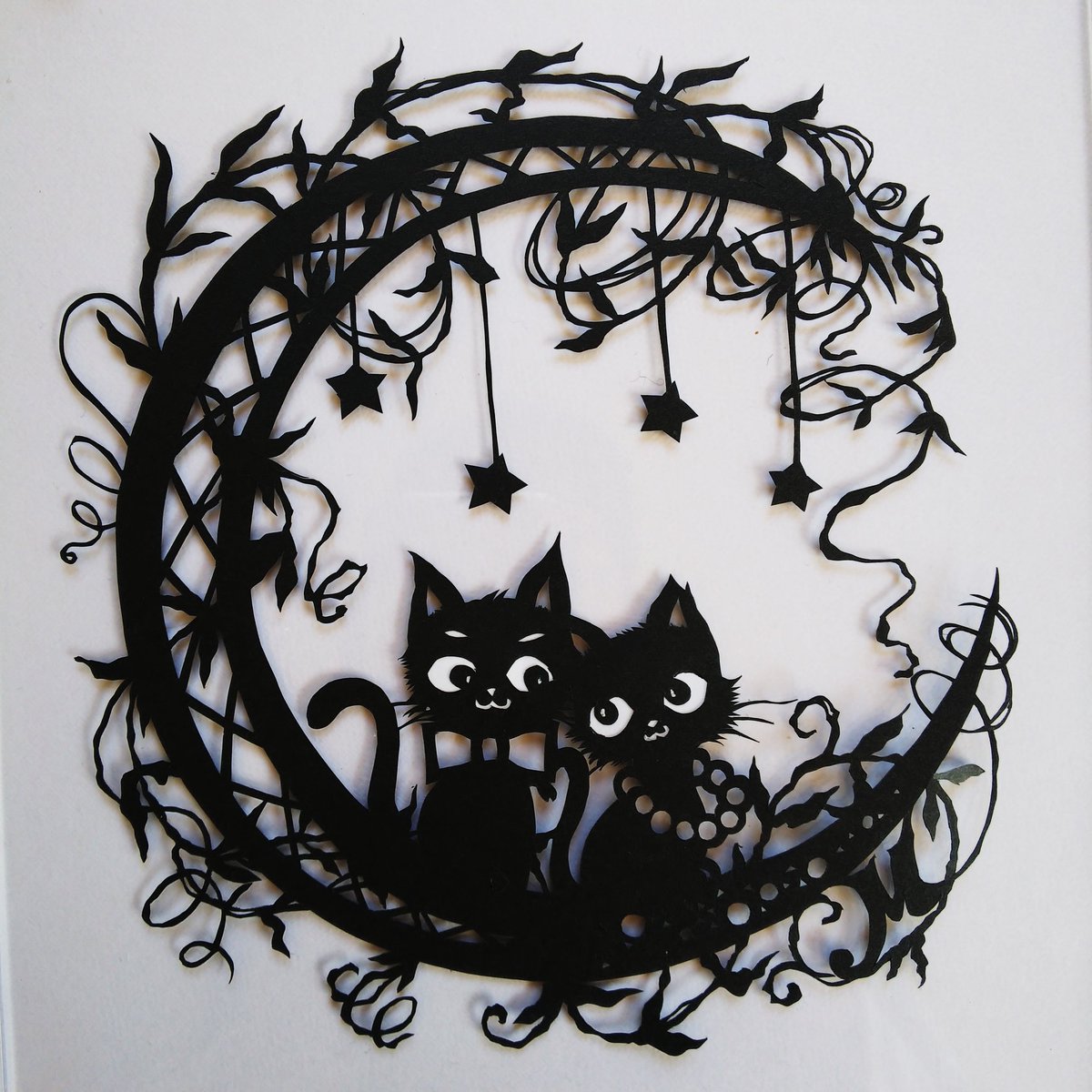 artkinnsuzu's tweet photo. 【love love】

かわいい恋人にゃんこ😽💓🐱はラブラブ #切り絵

#ネコ
#猫好きさんと繋がりたい
#芸術の輪
#創作の狼煙 
#art  
#artilljp 
#cat https://t.co/WrkpII8rq2