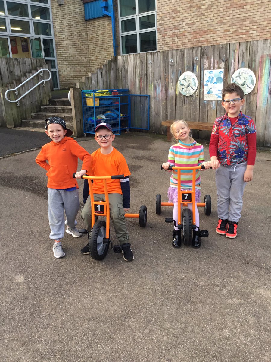 StMarysRCSch's tweet photo. We love our new trikes that arrived just this morning! Thank you PTA and our families for your donations! #Grateful #Thankful #PTA #CommunitySMR https://t.co/Bx1qnG3XS5