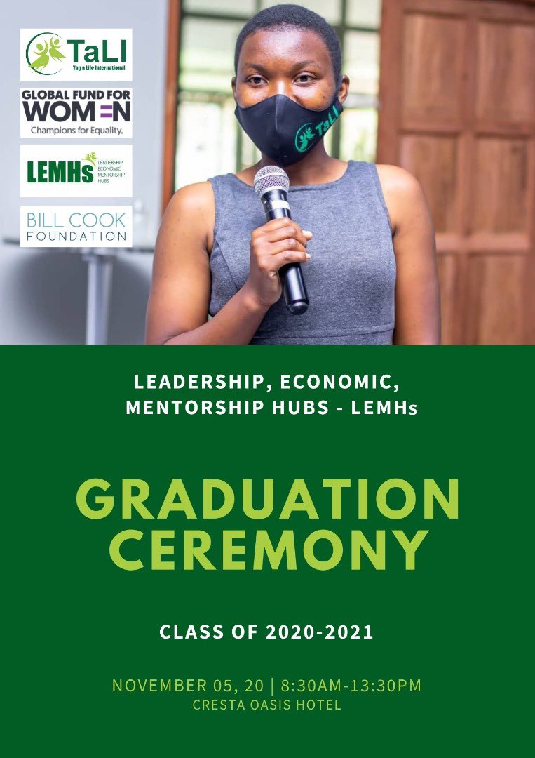 tagalife's tweet photo. Going on right now! The #LEMHs class of 2020-2021 graduation. Special thanks to @GlobalFundWomen for supporting this class of #AGYW leadership journey. https://t.co/CfybTqJgNT