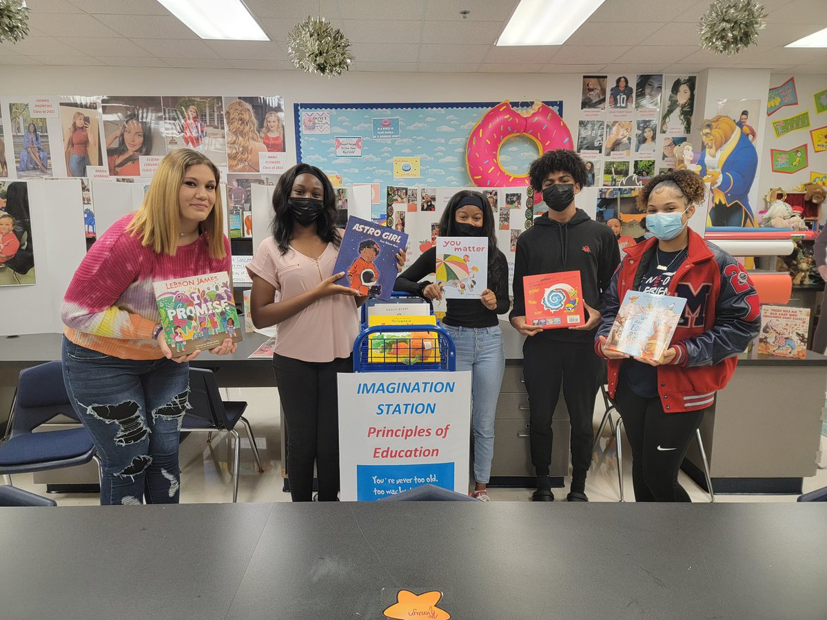 A special THANK YOU to the AISD Education Foundation for the IMAGINATION STATION GRANT that provides children's books to our future teachers!
