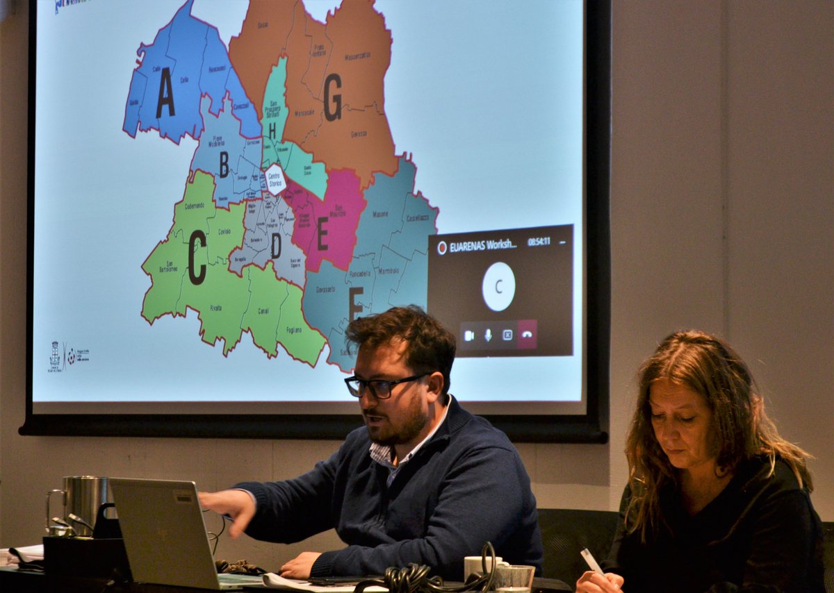 euarenas_h2020's tweet photo. Representatives from @quaderno_re ๐ฎ๐น, @gdansk ๐ต๐ฑ, #Voru ๐ช๐ช, and #DistrictVIII of #Budapest ๐ญ๐บ shared their current experiences of local #democracy and participation. https://t.co/9CCsp1XwOx