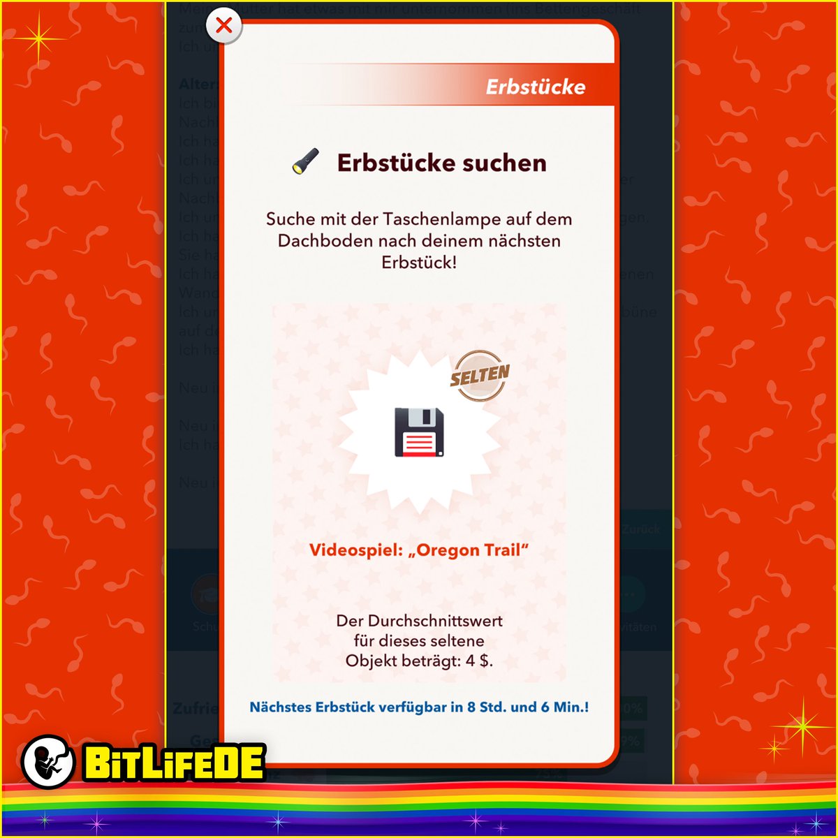 BitLife_DE's tweet image. Ein Erbstück weitergegeben von Generation zu Generation. Irgendwann wird mein Kind sich darüber freuen... wenn es erkennt, was das sein soll. Save Button Figur, richtig? #Diskette #SaveButton #DieJugendvonheute #istverloren #Erbstück #BitLifeDE
