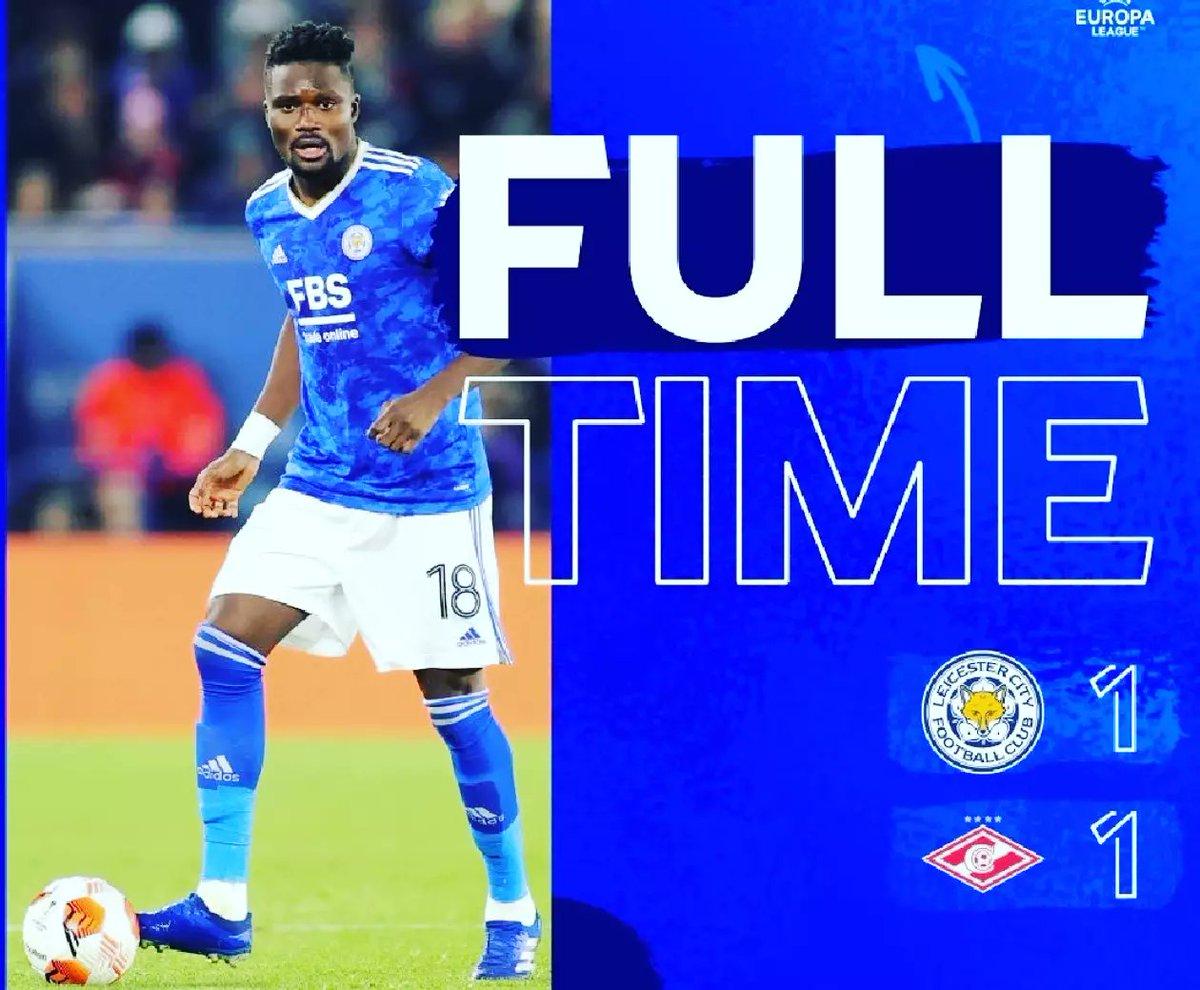 CeliaHibbert's tweet photo. Not quite the result needed but at least @DanAmartey saved the day from an outright (back to back) embarrassment of #BluePride on home ground. Look forward to @LCFC next @EuropaLeague challenge on the 25th at #kingspower #EFL #LEISPM #football #bluearmy #blueblood https://t.co/JMaPBbvlCn