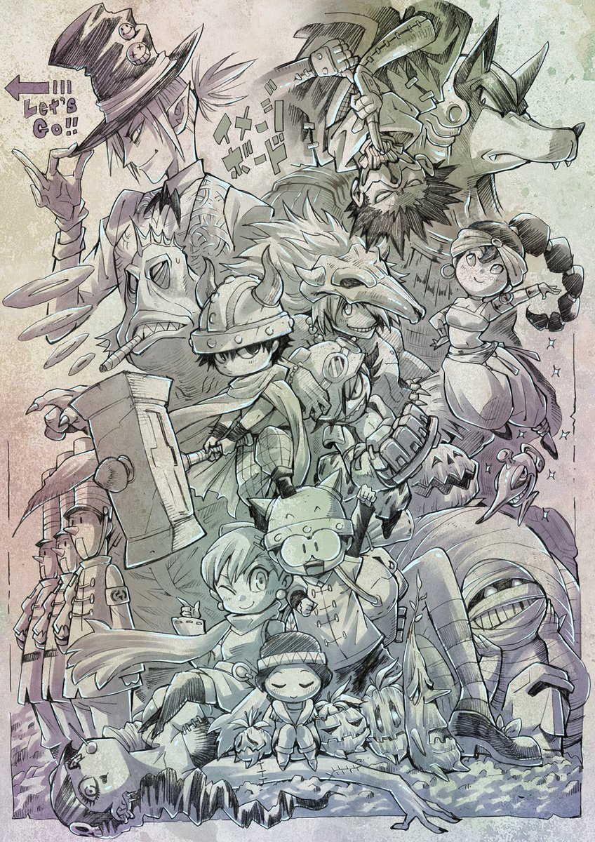 それとご報告です!
今月11月25日発売のサンデーSとサンデーうぇぶりにて新連載開始します!
ちょっと一風変わったファンタジー世界での『建築』を題材にしたお話です!
まだ載るのは少し先ですがどんなマンガになるか是非お楽しみに!! 