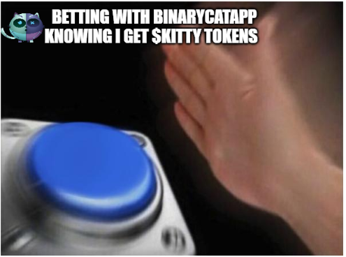 AnnieBen15's tweet photo. Get rewarded with $KITTY tokens regardless of whether you win bets on #BinaryCatApp.
Get more info: https://t.co/jbguQBL7Ij
#DeFi #bettingtwitter #Crypto https://t.co/klEiQOf7rj