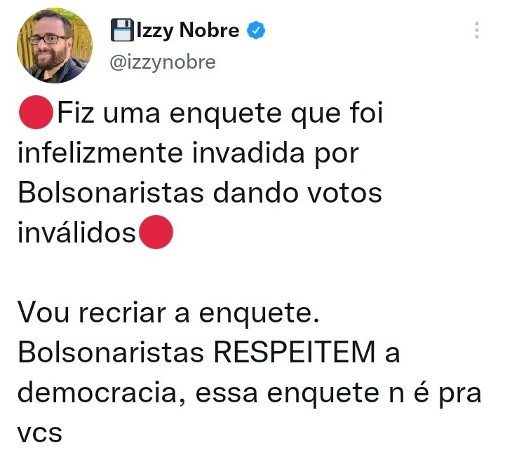 Democracia modelo esquerda....
Bolsonarista não pode votar!!!