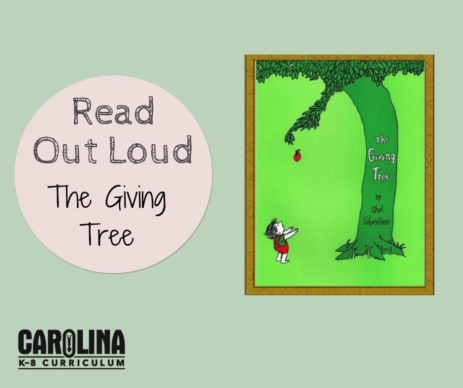 CarolinaBio's tweet photo. Read The Giving Tree by Shel Silverstein. Compare the parts of a tree with the parts of a flower. Are these parts considered internal or external structures?

🌳Building Blocks of Science™ 3D 4th grade unit Plant and Animal Structures.
#buildingblocksofscience #literacy #science https://t.co/5AtBg4nV31