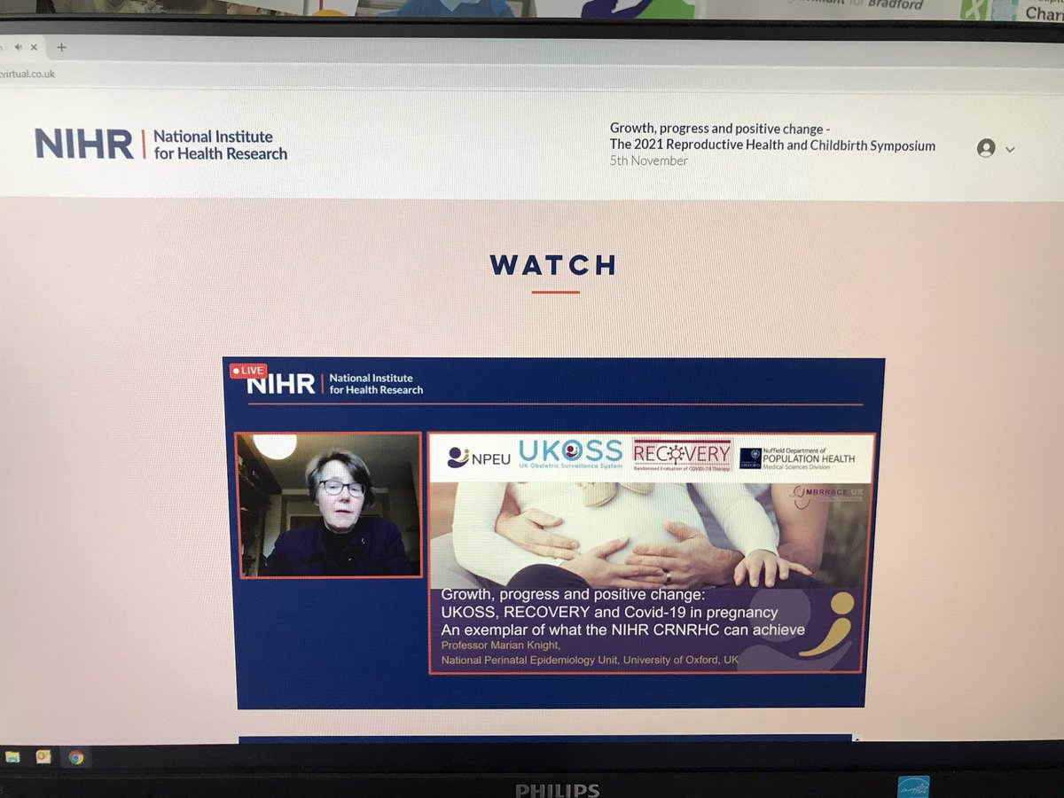 rhcnrc's tweet photo. Now hearing from @Marianfknight about the groundbreaking research into COVID in pregnancy and how the input of the @rhcnrc group has contributed to this 👏👏. #RHCSymposium21 https://t.co/BYVf4oYIcu