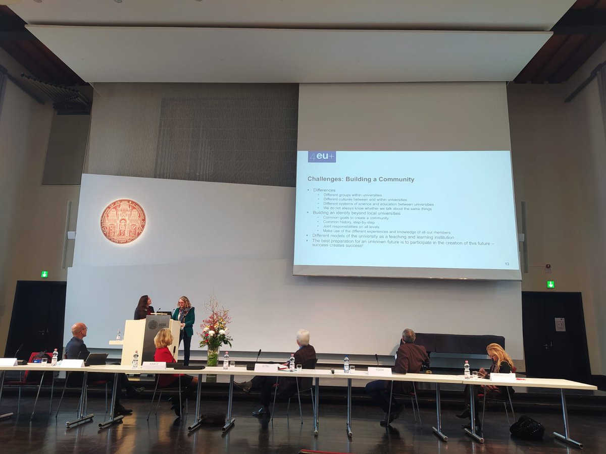 4EUplusAlliance's tweet photo. The second plenary of #AnnualMeeting2021 @UniHeidelberg. Participants of think tank sessions are reporting on the outcomes of yesterday's discussions. https://t.co/cJdvOvCsW6