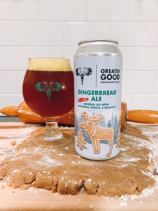 AtlasDistribut1's tweet image. Now available is the NEW Greater Good Gingerbread Ale cans and draft