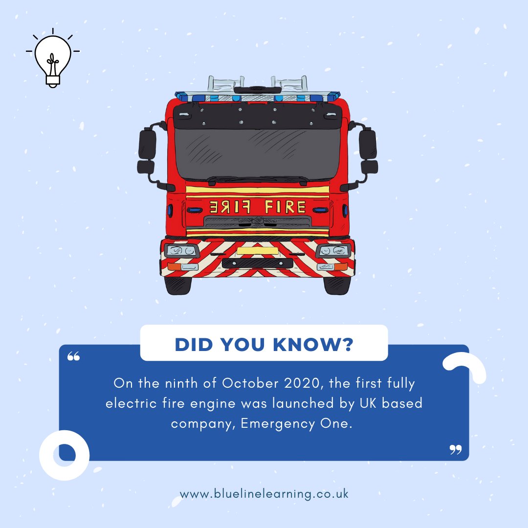 BluelineLearn's tweet photo. 🚒 Emergency One has worked with groups from around the world to develop this zero emissions vehicle. 

The E1 Ev0 is capable of a reaching a full charge in under 2 hours and can complete 200 miles before needing a re-charge. 🚨 https://t.co/v8VyU3z015