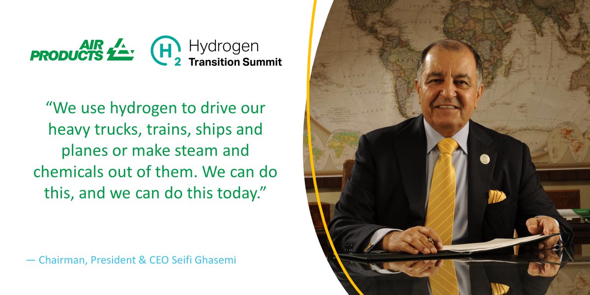 Next week, our CEO Seifi Ghasemi will open the Hydrogen Transition Summit at the Innovation Zone <a href="/COP26/">COP26</a>. In his keynote, he will talk about taking initiative now in making #hydrogen a source of energy for the future #TheInnovationZone #EnergyTransition #HydrogenTransition #COP26