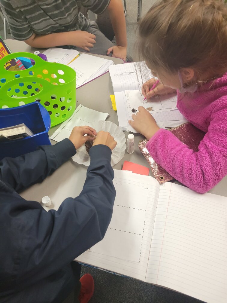eppler_s's tweet photo. Guess Who: Soil Edition- students observed the properties of several soil types and used those clues to solve the Case of the Mystery Soil. @baccuselem https://t.co/LeXbb8eqsM