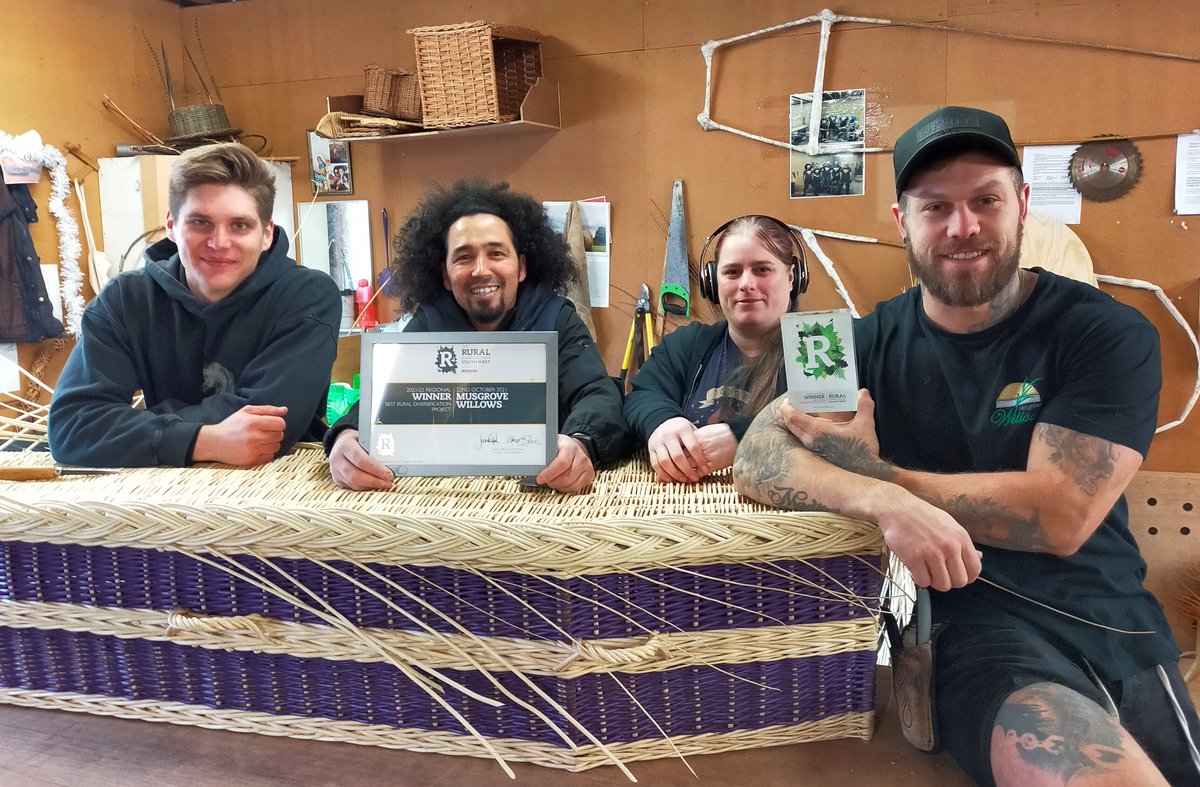 Our lovely award has arrived from @RuralRBAs So pleased to have won, ‘Best Rural Diversification Project’ South West!
#RBA2021 #Awards #Somerset