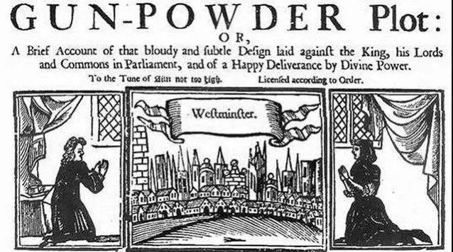 KatieHistory's tweet photo. #otd in 1605, Londoners lit bonfires to celebrate that the King had survived an attempt on his life. From this 5th Nov. onwards, Gunpowder, Treason and Plot would never be forgotten💥 My new blog includes how this day has been celebrated through the ages: https://t.co/kGyhz0NdSA https://t.co/GV78rS0d6s
