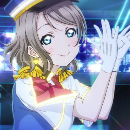 dpdcharaotd's tweet image. Today's first character with DPD of the day is You Watanabe from Love Live Sunshine! (HC)

(All art used is official)