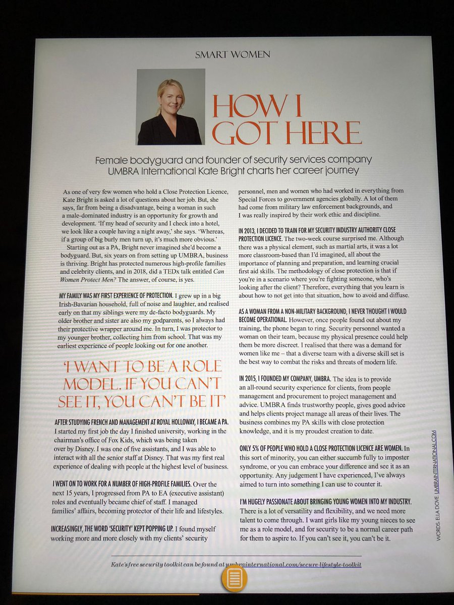 nickybright's tweet photo. So proud 🤩 of my sister @katevbright  so true that #ifyoucantseeityoucantbeit and us siblings even get a mention! @umbraintgroup #securelifestyle https://t.co/pCegzqpIbK