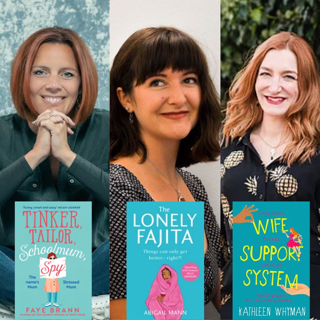Once upon a time there were three (not so) little girls,
who entered the <a href="/CWIPprize/">Comedy Women In Print</a>. 
They were assigned a very hazardous duty–
write a funny book &amp; get it published.
And now, they’re going to tell you how.
My name is bit.ly/3CPya0K 
(Not as catchy as Charlie, I admit.)