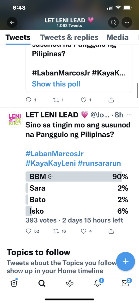 AnnaDeeeeeee's tweet photo. @JoyYoruba Ano na??? Hahaha nilampaso kayo ng BBM supporters dito ano 😂 pahiya ka sa survey mo 😝 #ProtectMarcosJr https://t.co/5R8ecaoccB