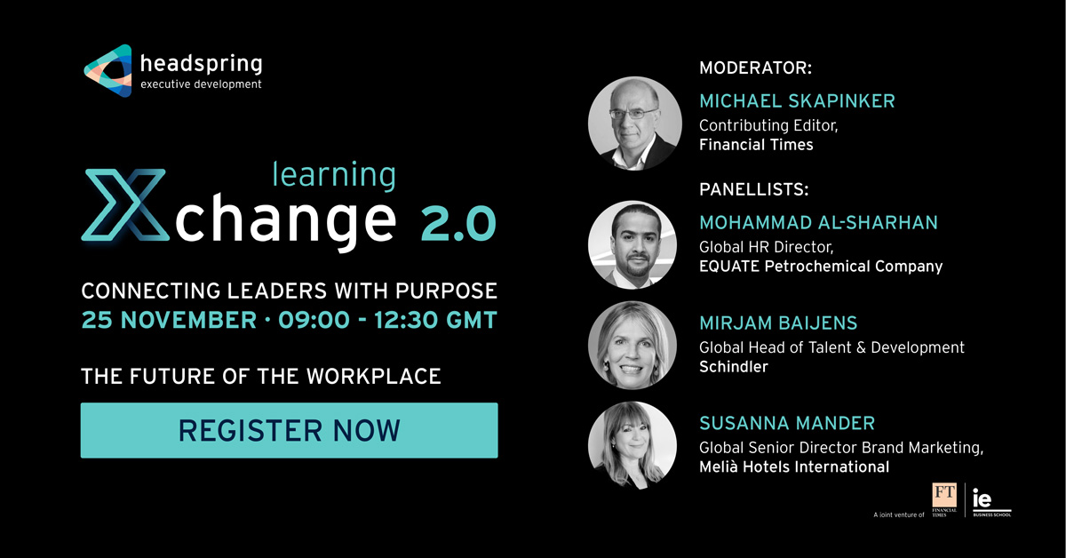 We can’t wait to hear what insights our Learning Xchange panel 𝐓𝐡𝐞 𝐅𝐮𝐭𝐮𝐫𝐞 𝐨𝐟 𝐭𝐡𝐞 𝐖𝐨𝐫𝐤𝐩𝐥𝐚𝐜𝐞 will bring! Register for free below👇 bit.ly/3wktYmY #HSLX2