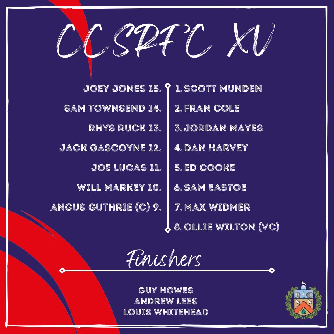 CCSRFC's tweet photo. After a strong 24-0 away win last weekend the 1st XV are back in action against @NewentRugbyClub 2’s tomorrow afternoon.
📍 CCSRFC, Tewkesbury Road, Uckington, GL51 9SL
⏰ 14:00 kick off
🍻 Bar open from 13:30
#ccsrfc #vls #cheltenhamrugby #rugby https://t.co/jhwXpsIeYp